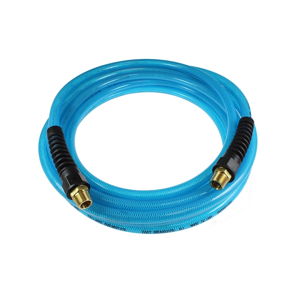 Flexeel Hose 3/8 ID x 35 ft 1/4 MPT Transparent Blue